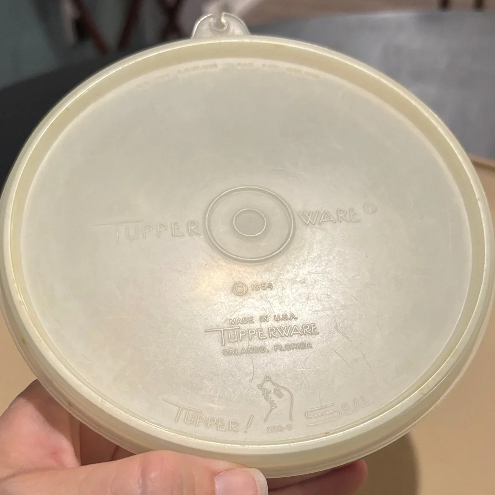 vintage Tupperware Dip 'N Serve Appetizer Veggie serving set
